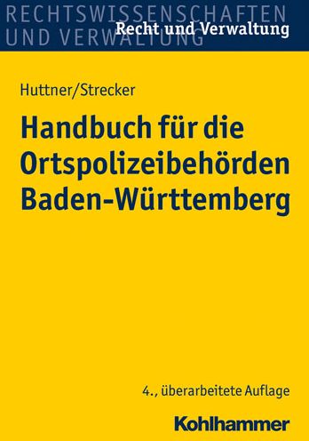 Handbuch fur die Ortspolizeibehorden Baden-Wurttemberg