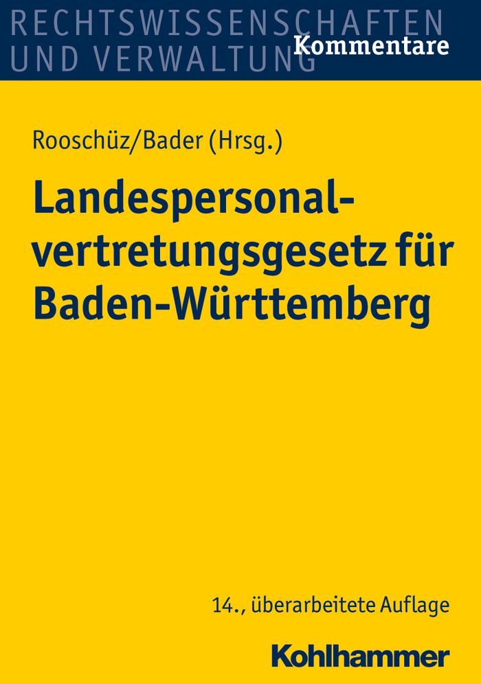 Landespersonalvertretungsgesetz fur Baden-Wurttemberg