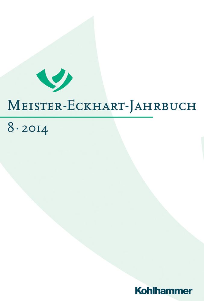 Meister-Eckhart-Jahrbuch: Band 8/2014