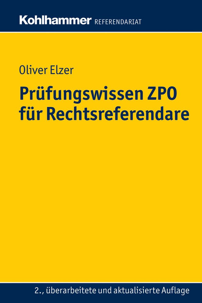 Prufungswissen ZPO fur Rechtsreferendare