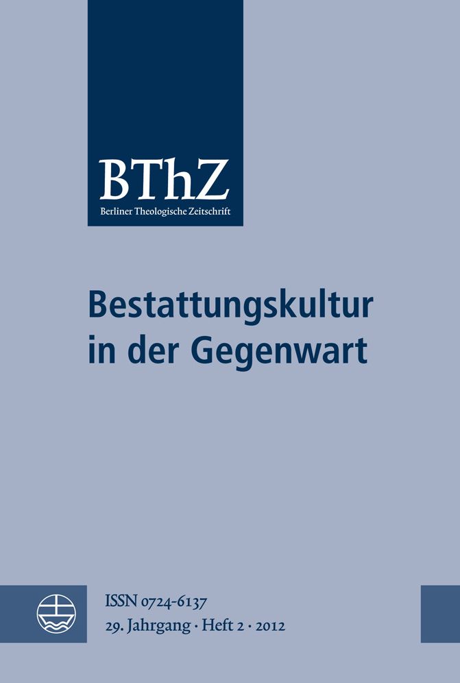 Bestattungskultur in der Gegenwart