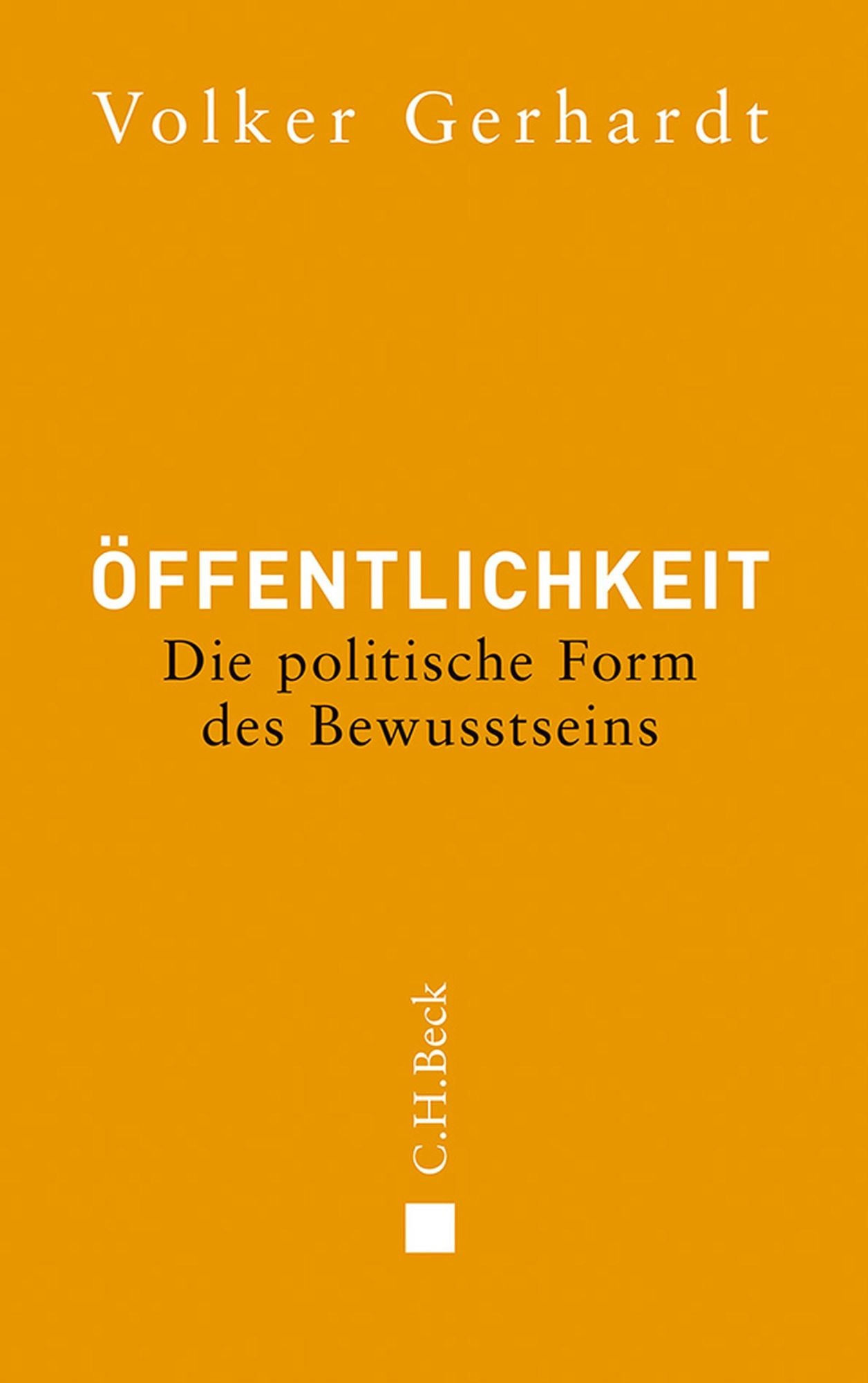 Öffentlichkeit: Die politische Form des Bewusstseins