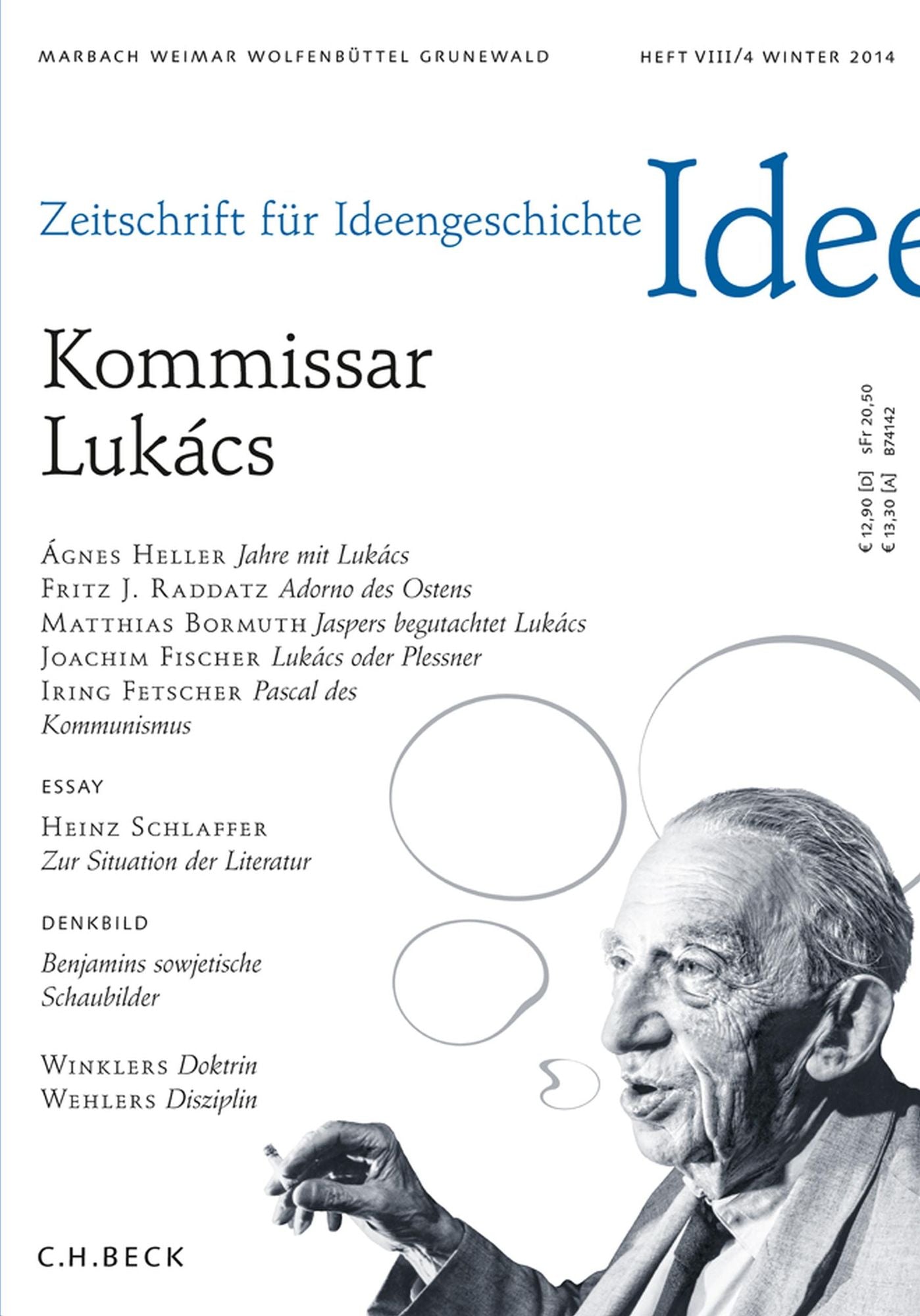 Zeitschrift für Ideengeschichte Heft VIII/4 Winter 2014: Lukács