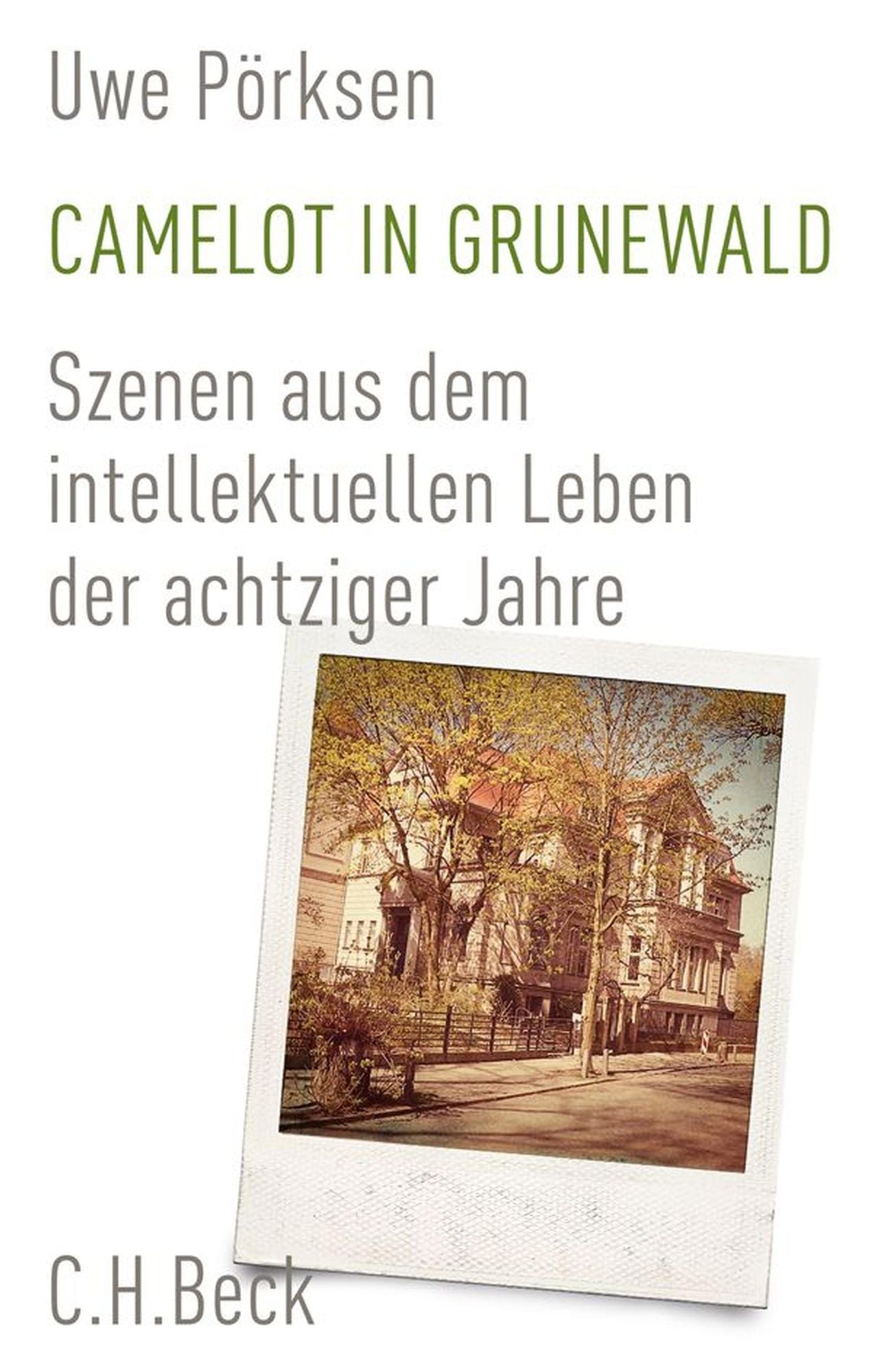 Camelot in Grunewald: Szenen aus dem intellektuellen Leben der achtziger Jahre