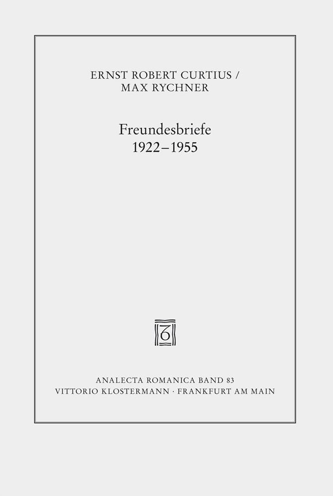 Freundesbriefe 1922-1955