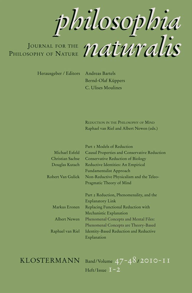 Philosophia Naturalis / Reduction in the Philosophy of Mind