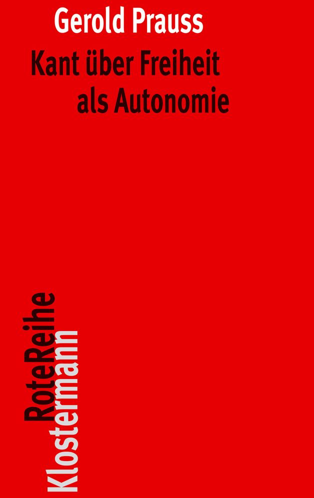 Kant uber Freiheit als Autonomie