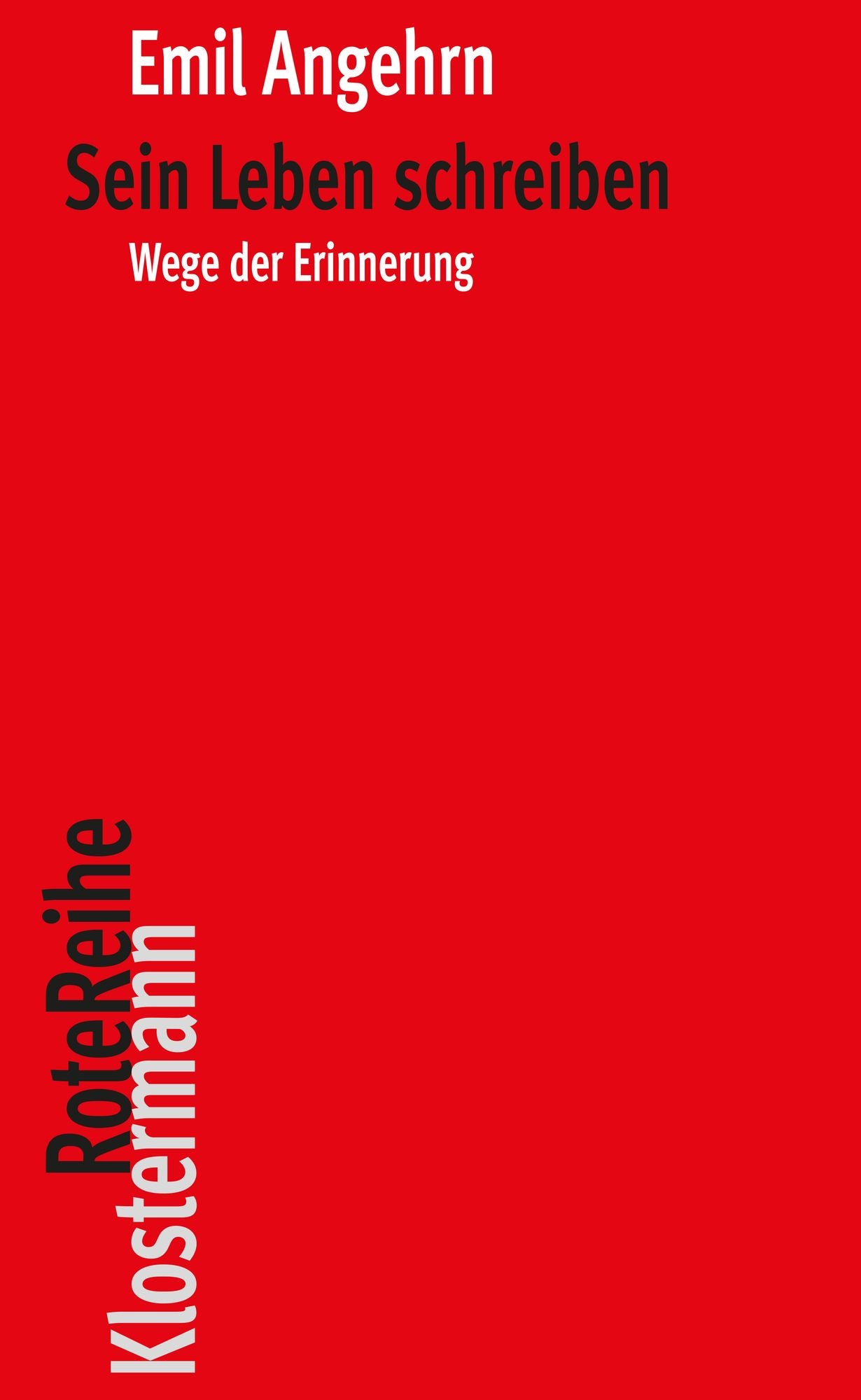 Sein Leben schreiben: Wege der Erinnerung