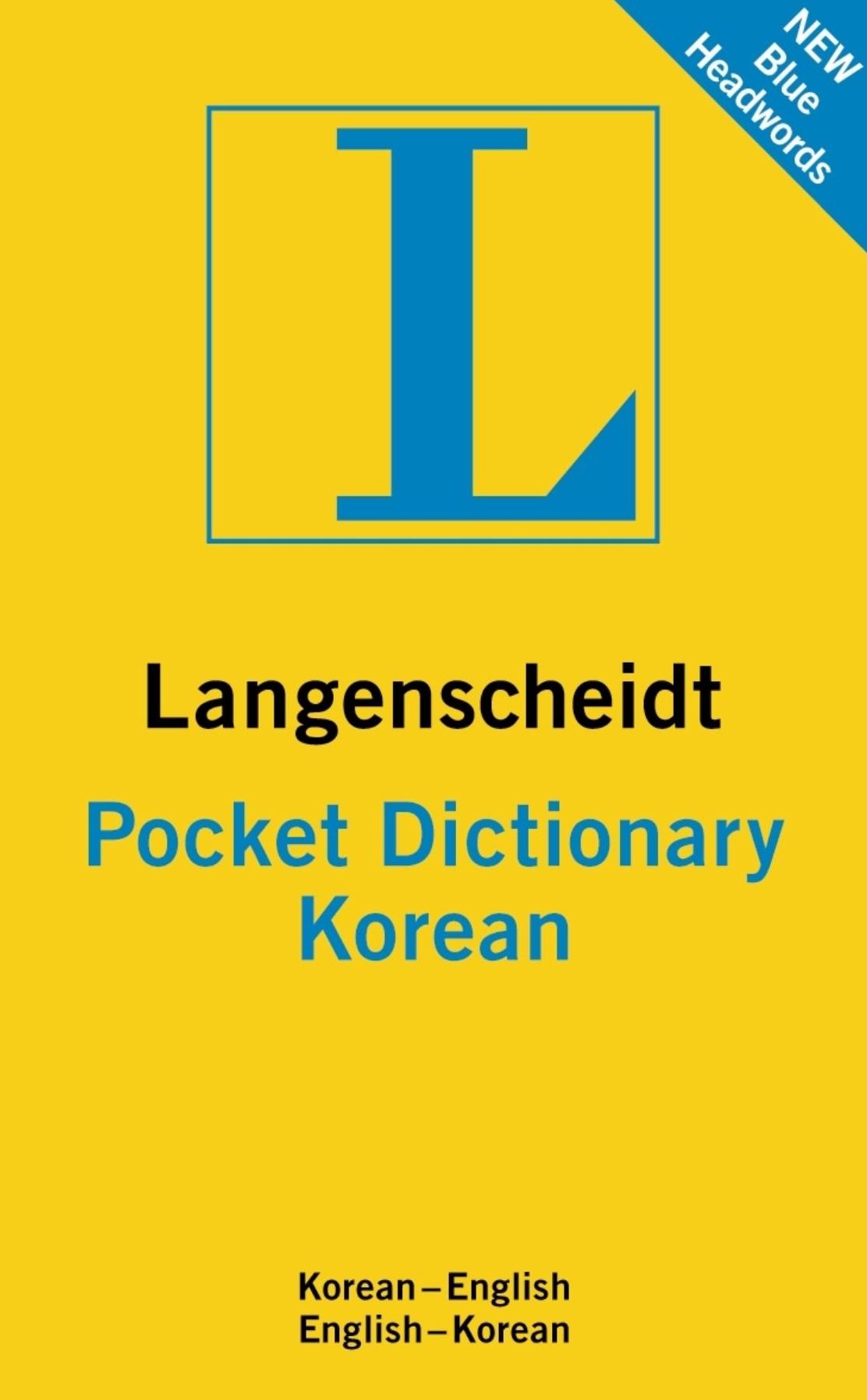 Langenscheidt Pocket Dictionary Korean