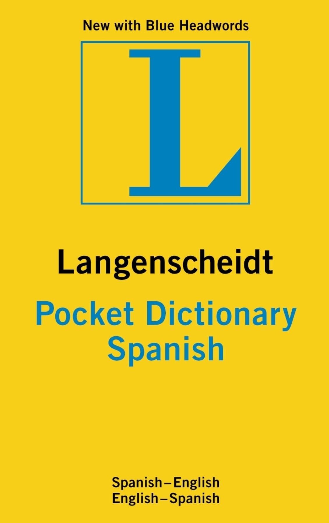 Langenscheidt Pocket Dictionary Spanish
