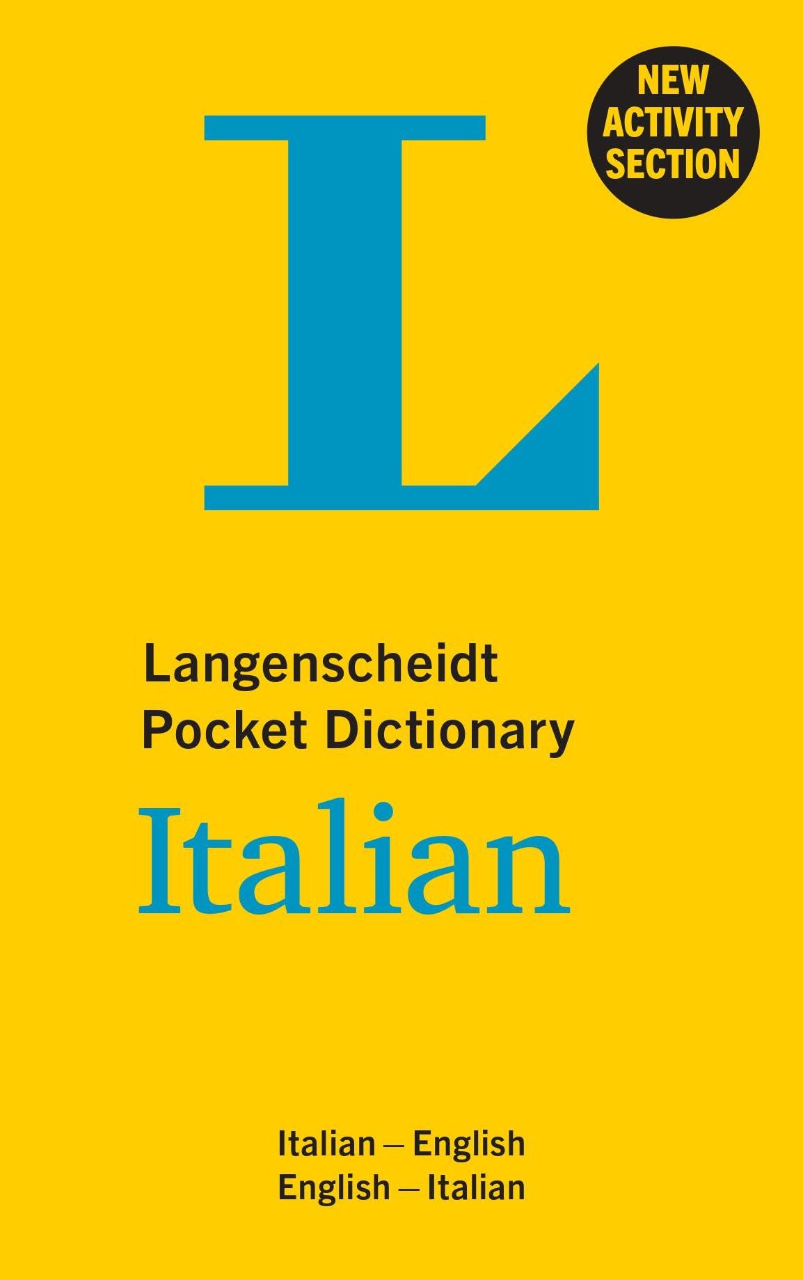 Langenscheidt Pocket Dictionary Italian: Italian-English/English-Italian
