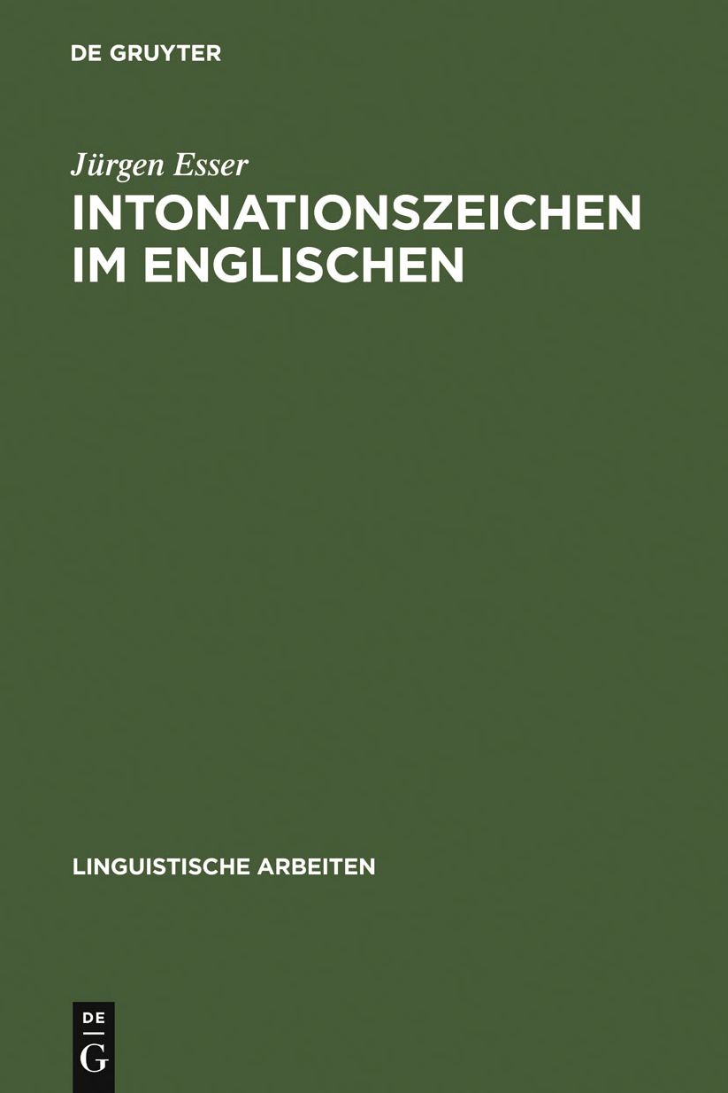 Intonationszeichen im Englischen