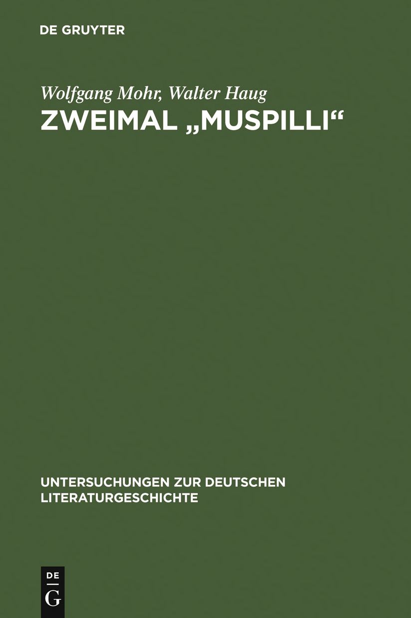 Zweimal "Muspilli"