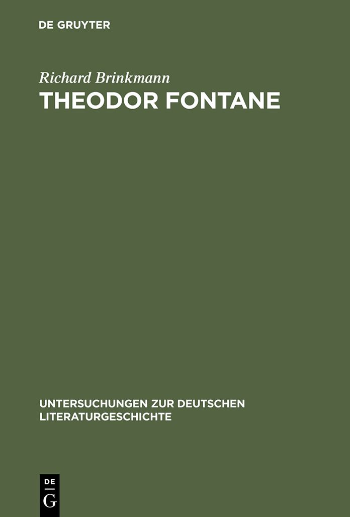 Theodor Fontane: Uber die Verbindlichkeit des Unverbindlichen