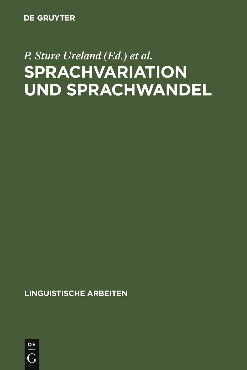 Sprachvariation und Sprachwandel: Probleme der Inter- und Intralinguistik; Akten des 3. Symposions uber Sprachkontakt in Europa, Mannheim 1979