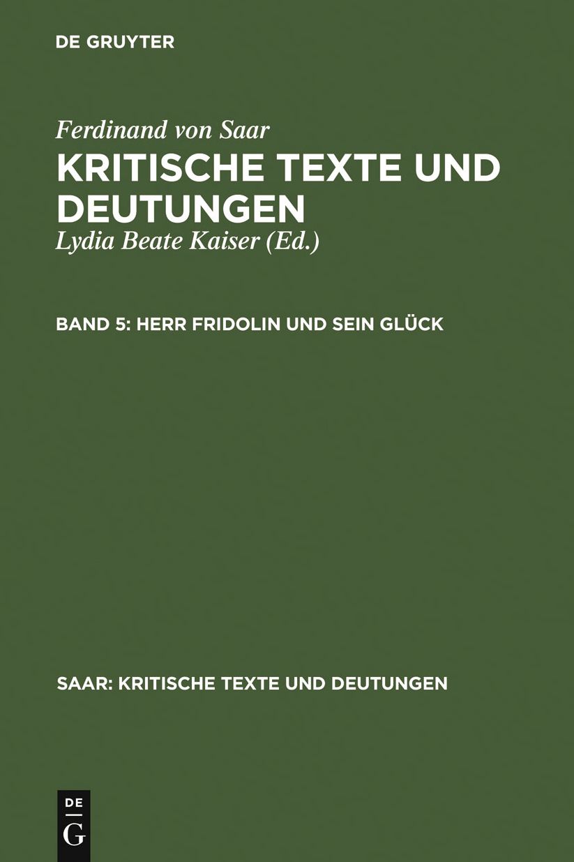 Herr Fridolin und sein Gluck