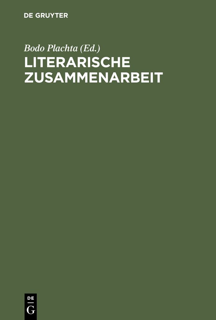Literarische Zusammenarbeit