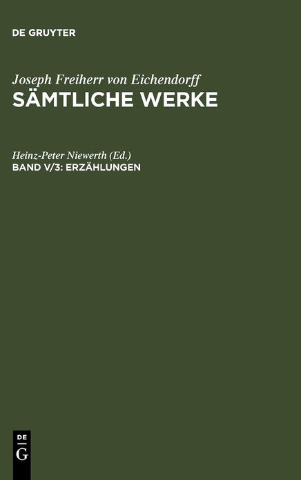 Erzahlungen: Zweiter Teil: Fragmente und Nachgelassenes. Text und Kommentar
