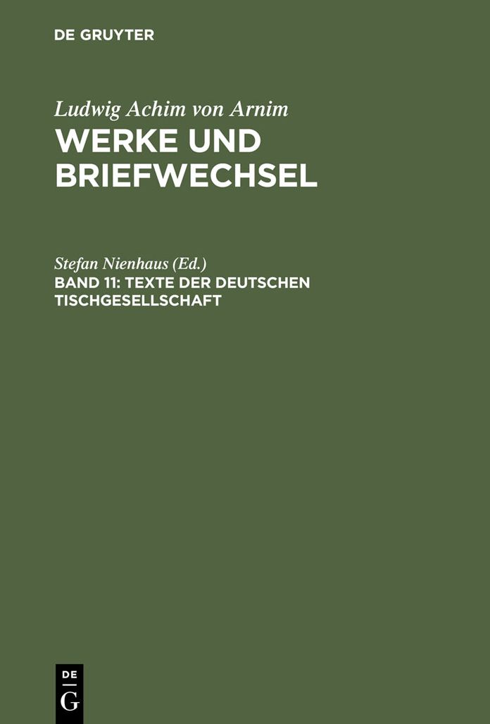 Texte der deutschen Tischgesellschaft