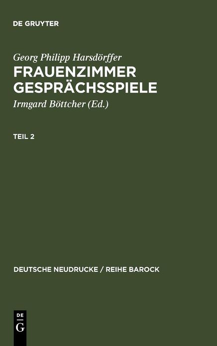 Frauenzimmer Gesprachsspiele Teil 2