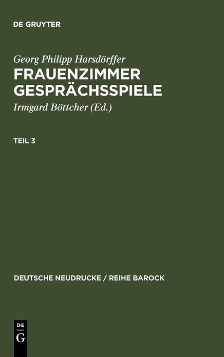 Frauenzimmer Gesprachsspiele Teil 3