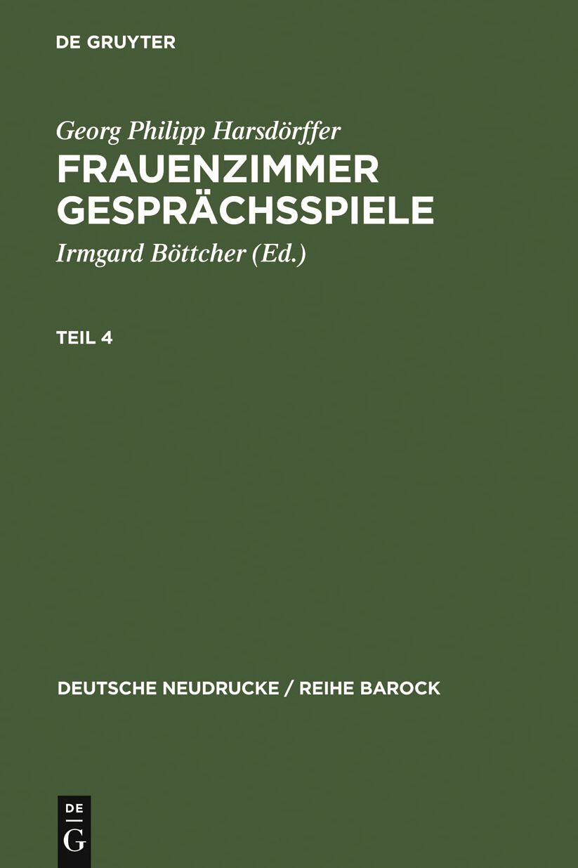 Frauenzimmer Gesprachsspiele Teil 4