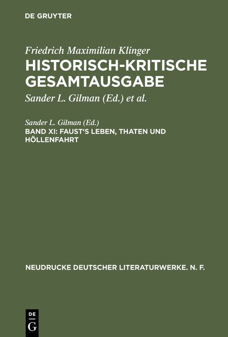 Faust's Leben, Thaten und Hollenfahrt