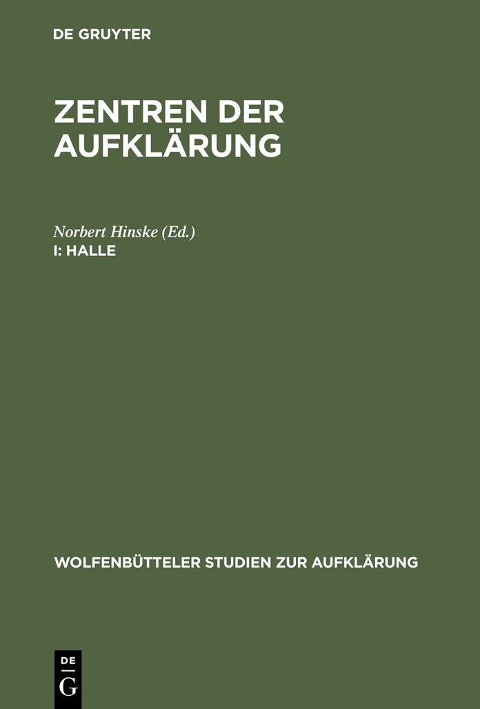 Halle: Aufklarung und Pietismus