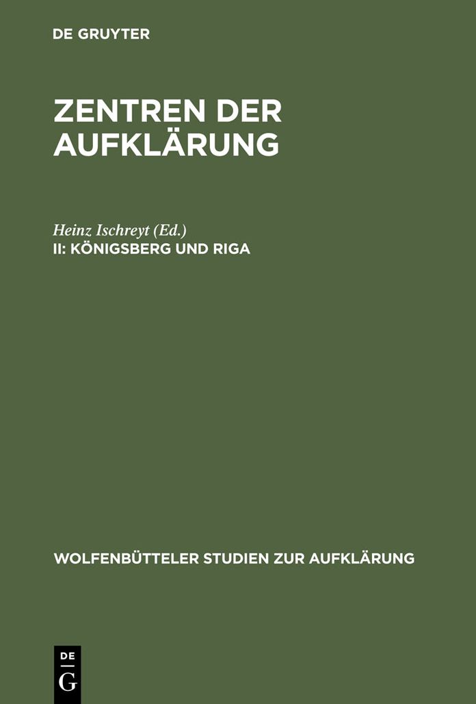 Konigsberg und Riga