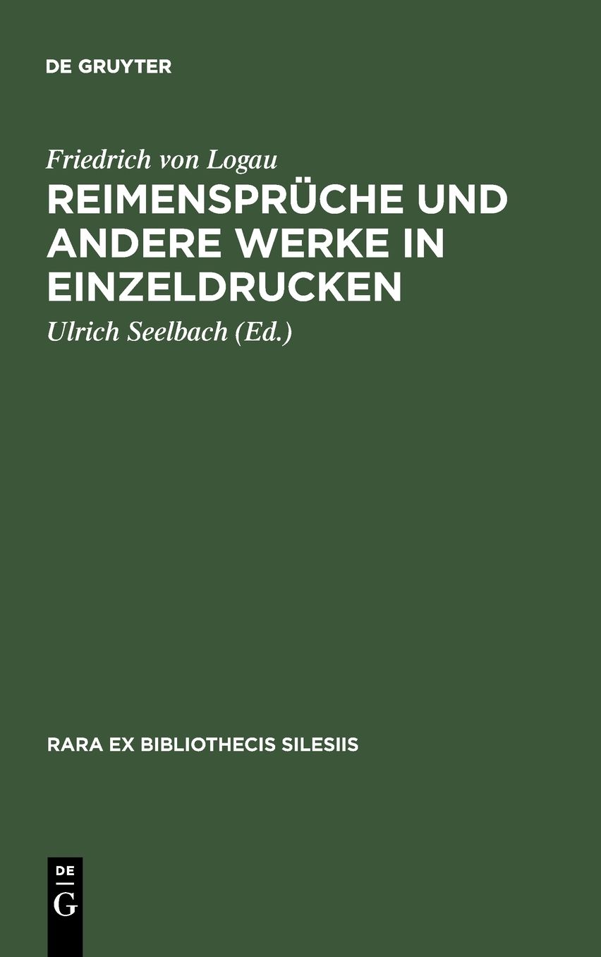 Reimenspruche und andere Werke in Einzeldrucken