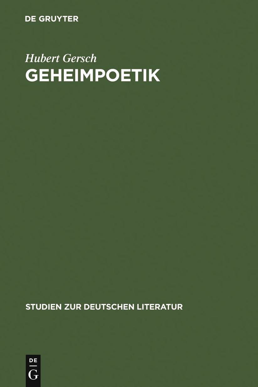 Geheimpoetik: Die "Continuatio des abentheurlichen Simplicissimi" interpretiert als Grimmelshausens verschlusselter Kommentar zu seinem Roman
