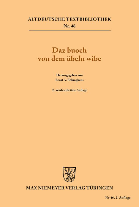 Daz buoch von dem ?beln w?be
