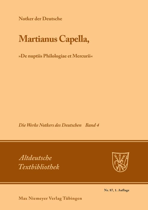 Martianus Capella, "De nuptiis Philologiae et Mercurii"