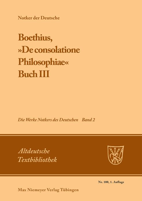 Boethius, "De consolatione Philosophiae": Buch III