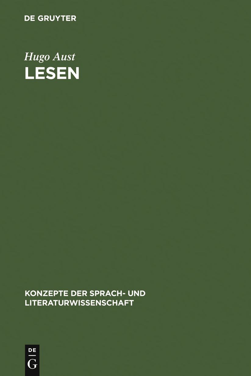Lesen: Uberlegungen zum sprachlichen Verstehen