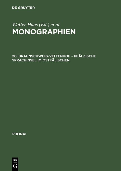 Braunschweig-Veltenhof - Pfalzische Sprachinsel im Ostfalischen