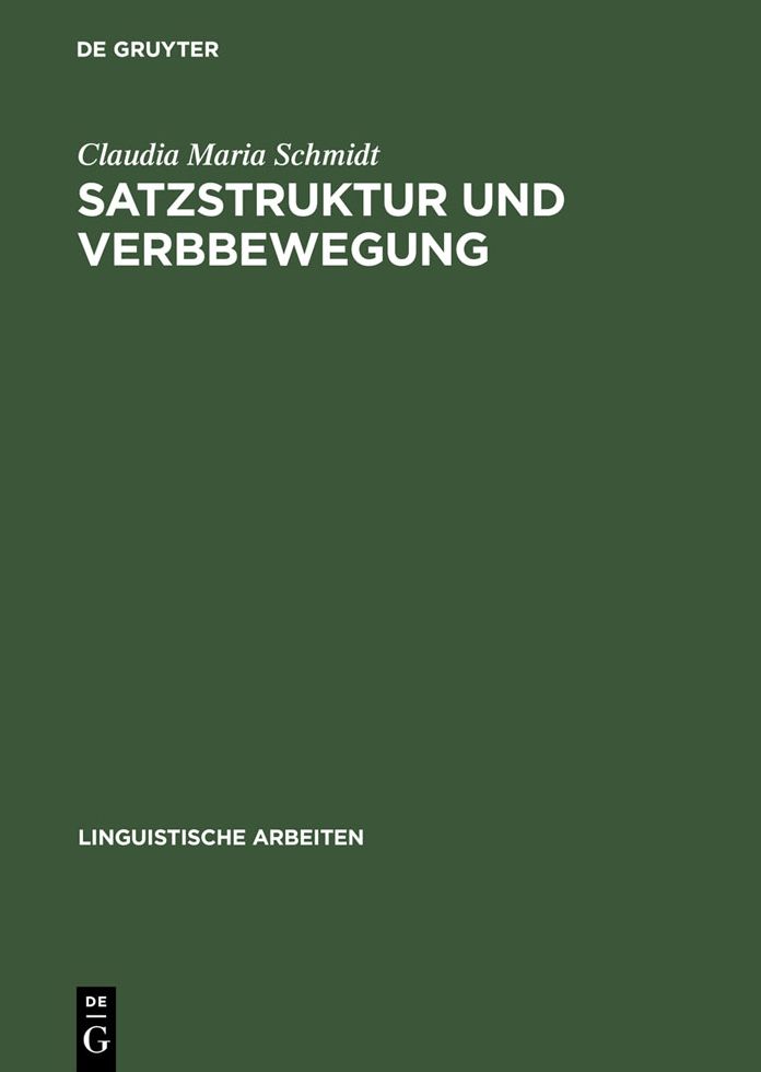 Satzstruktur und Verbbewegung: Eine minimalistische Analyse zur internen Syntax der IP (Inflection-Phrase) im Deutschen