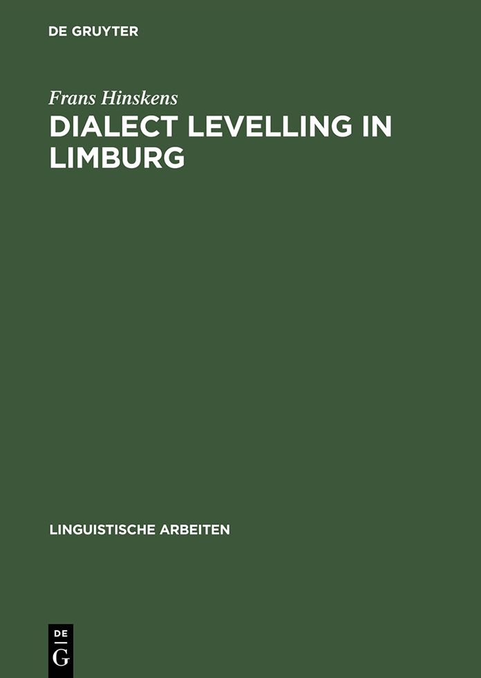 Dialect Levelling in Limburg: Structural and sociolinguistic aspects