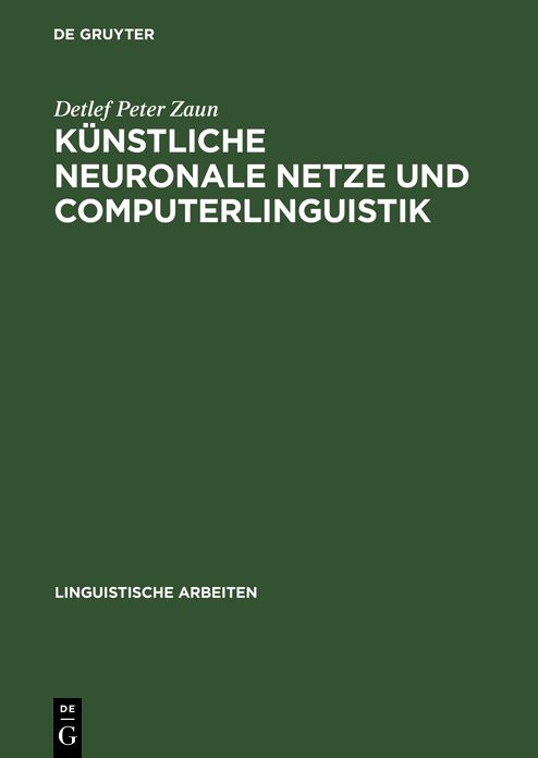 Kunstliche neuronale Netze und Computerlinguistik