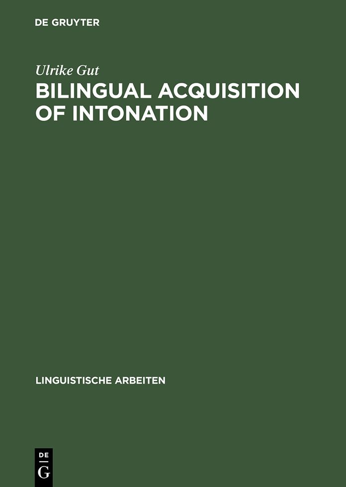 Bilingual Acquisition of Intonation: A Study of Children Speaking German and English