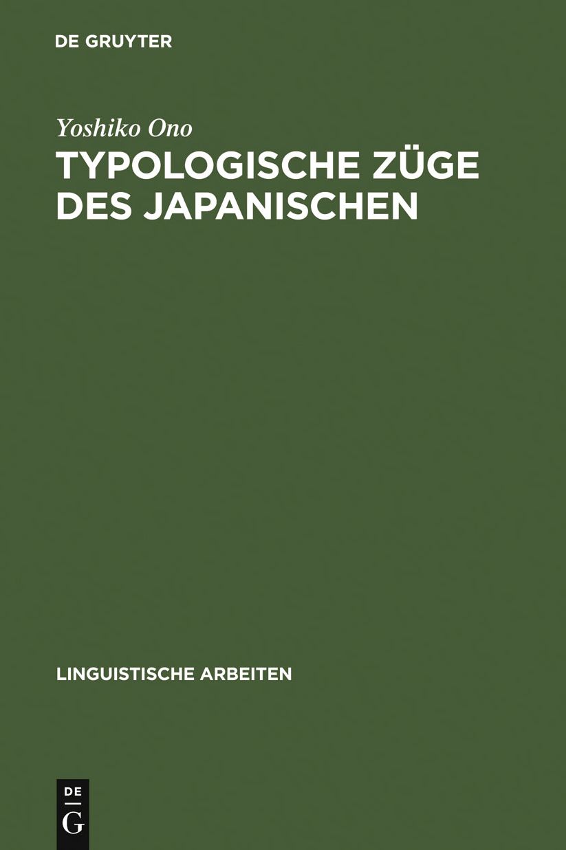 Typologische Zuge des Japanischen