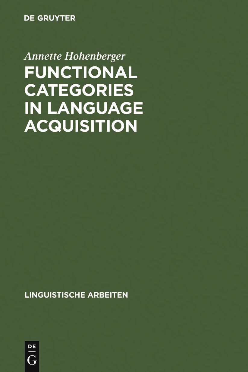 Functional Categories in Language Acquisition: Self-Organization of a Dynamical System
