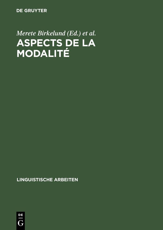 Aspects de la Modalite