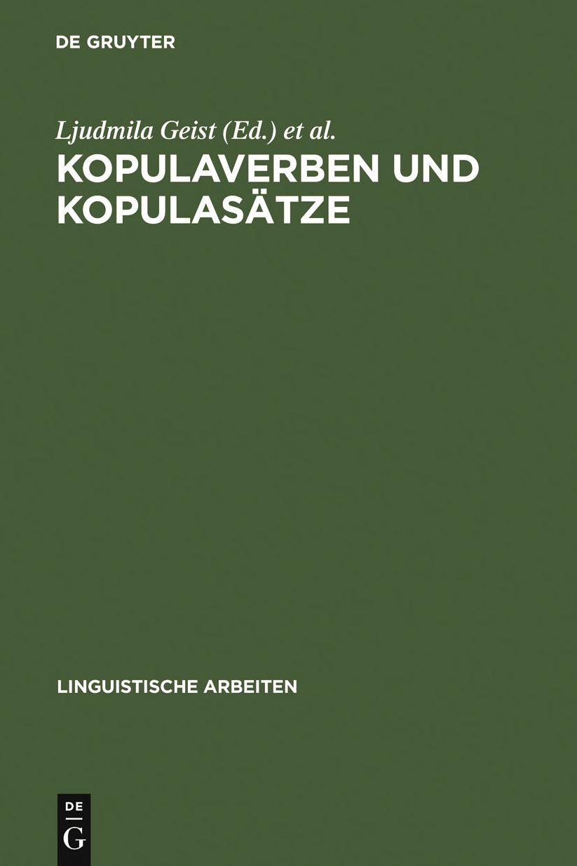 Kopulaverben und Kopulasatze: Intersprachliche und intrasprachliche Aspekte