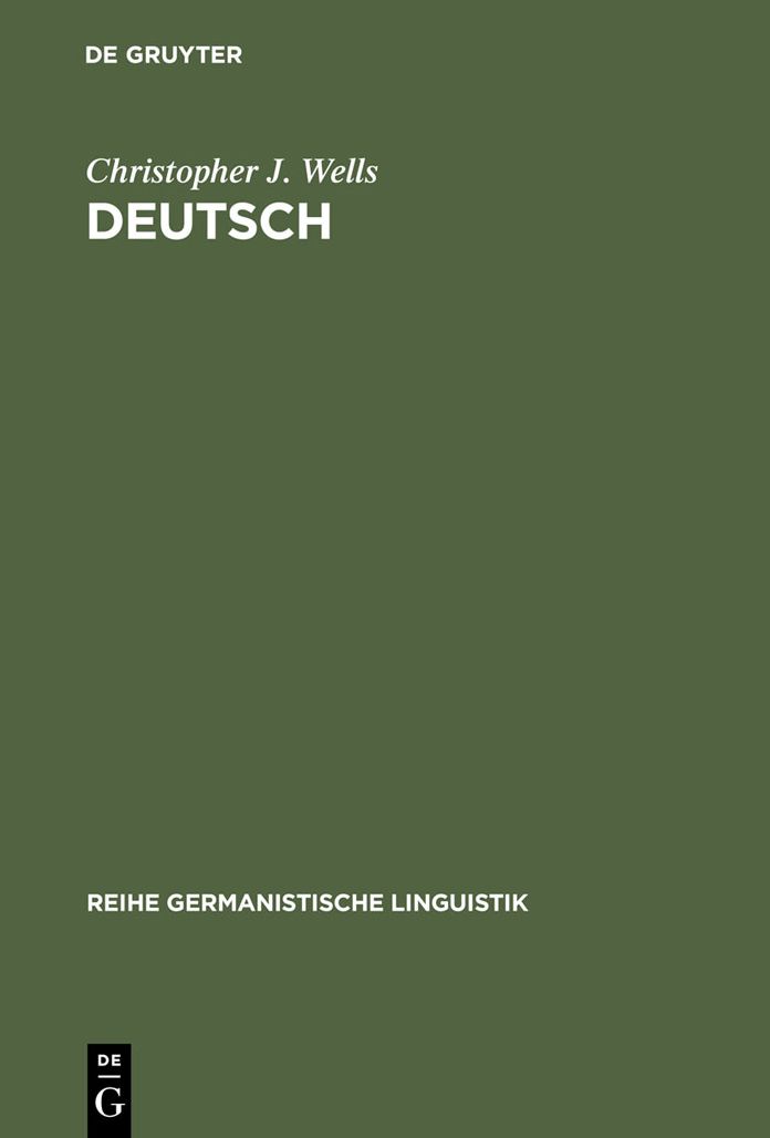 Deutsch: Eine Sprachgeschichte bis 1945