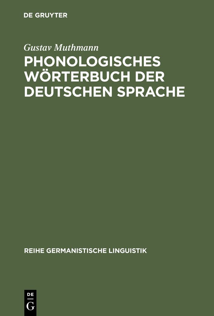 Phonologisches Worterbuch der deutschen Sprache
