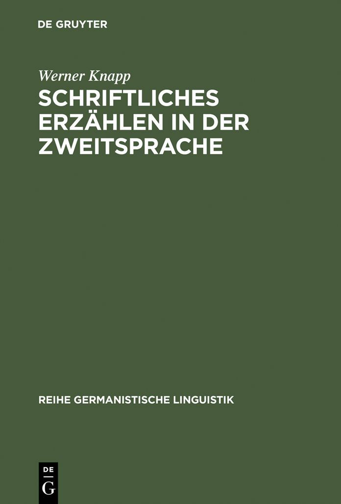 Schriftliches Erzahlen in der Zweitsprache