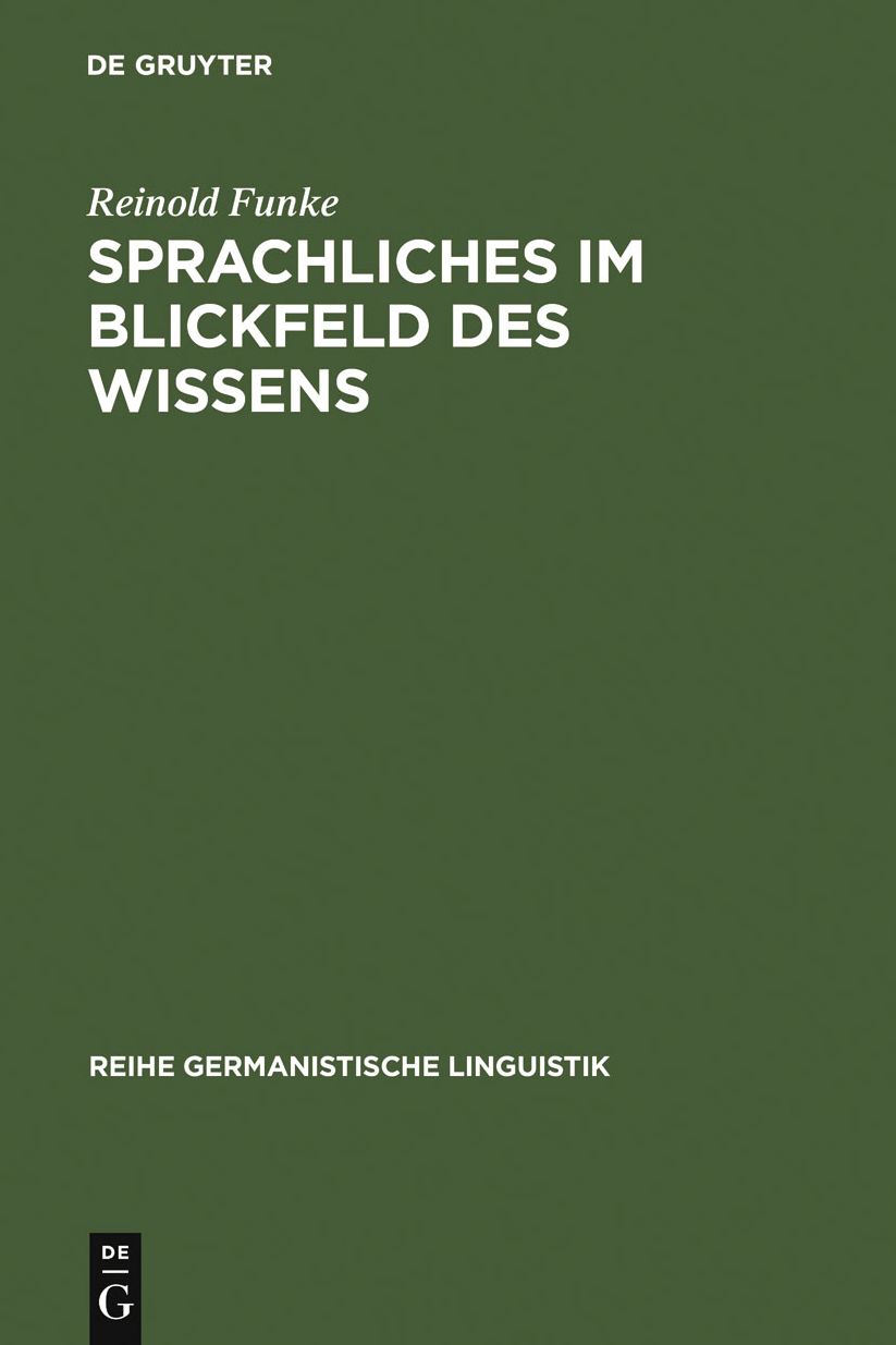 Sprachliches im Blickfeld des Wissens: Grammatische Kenntnisse von Schulerinnen und Schulern