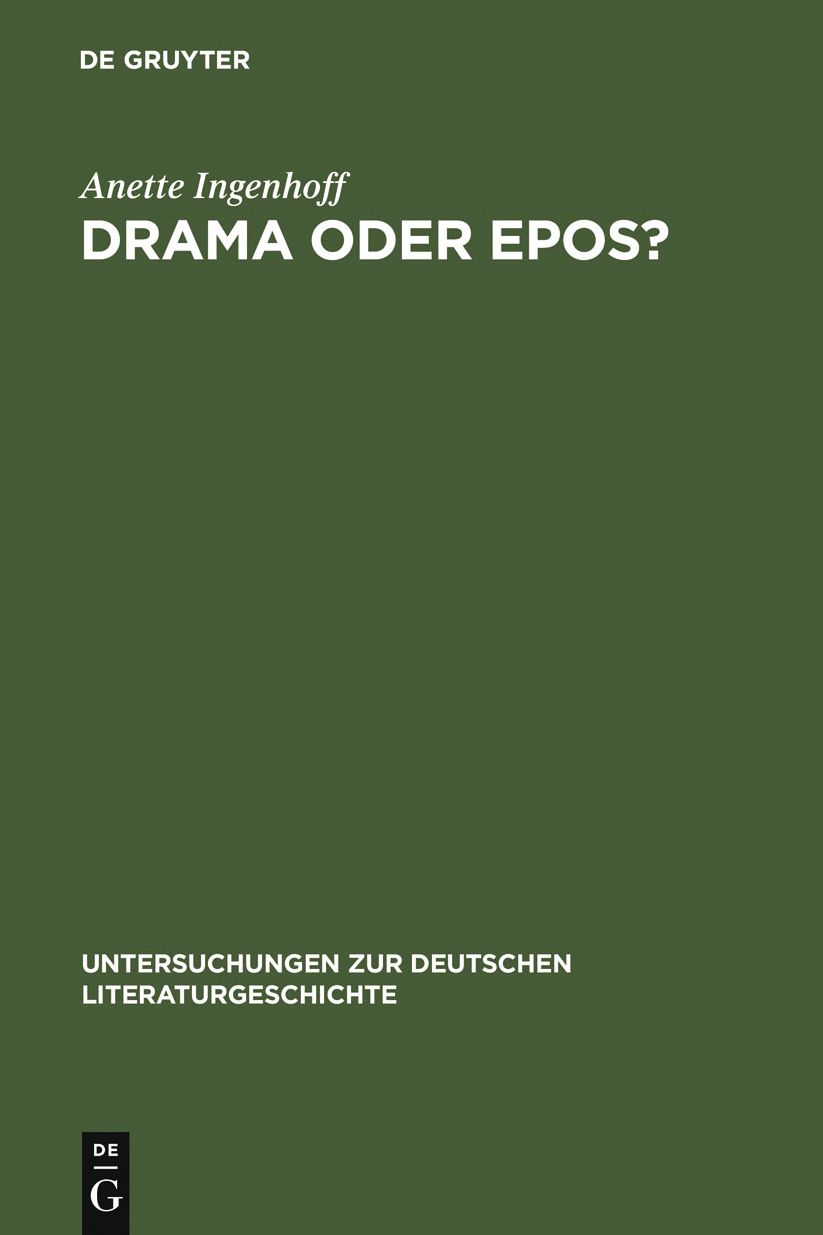 Drama oder Epos?: Richard Wagners Gattungstheorie des musikalischen Dramas