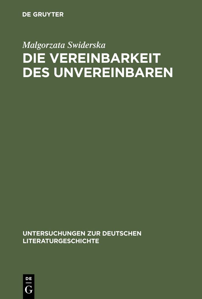 Die Vereinbarkeit des Unvereinbaren: Ingeborg Bachmann als Essayistin